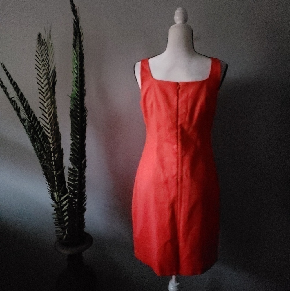 Tahari Milena cocktail dress in Fiesta NWT - Picture 2 of 2
